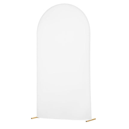Arch Backdrop Stand 7.2 x 4 Ft, Gold Metal, With Cover