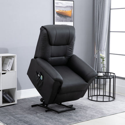 Electric armchair with heating and remote control
