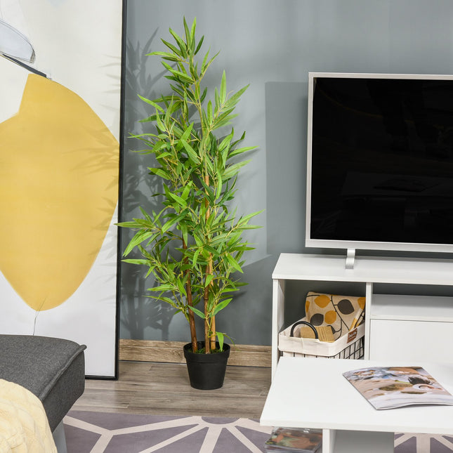 Artificial bamboo plant, 120cm, lifelike indoor decor