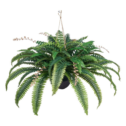 Artificial Boston Fern, 37–41 In, 80 Branches With Pot