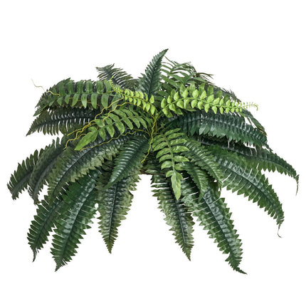 Artificial Boston Ferns, 2-Pack, 35-39 Inch Hanging