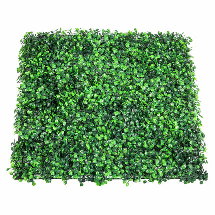 Artificial Boxwood Hedge Panels, 12-Pack 20x20 in