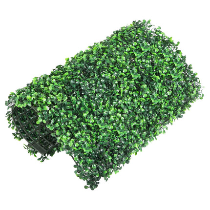 Artificial Boxwood Hedge Panels, 12-Pack 20x20 in