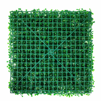 Artificial Boxwood Panels 12-Pack 10x10 In, UV Protected