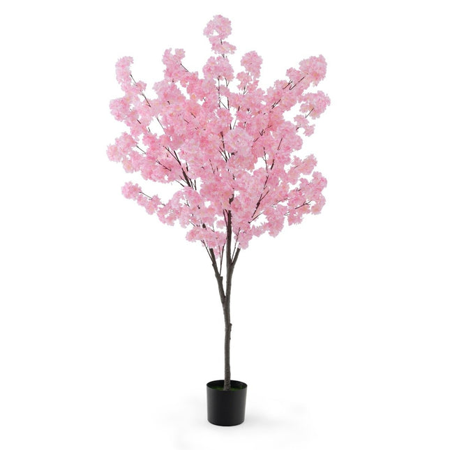 Kunstmatige kersenbloesemboom, 190 cm, roze bloemen