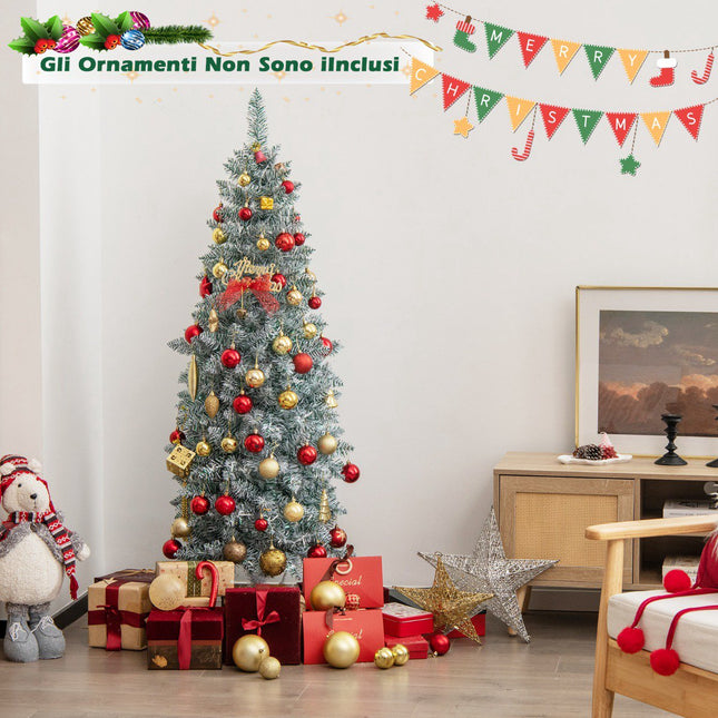 Artificial Christmas Tree 150cm, 190 Multicolor LED Lights
