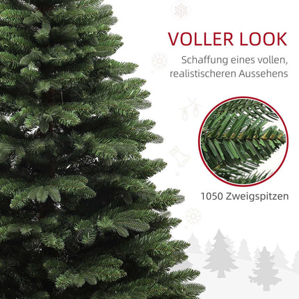 180 cm artificial Christmas tree, flame retardant, collapsible base