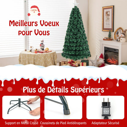 Artificial Christmas Tree 180cm, Fiber Optic, 230 LED, 8 Modes