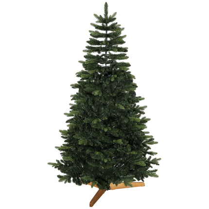 Artificial Christmas Tree 180 cm, Green, Foldable Wood Stand