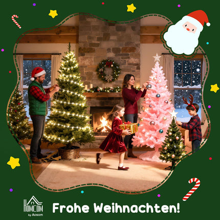 Artificial Christmas Tree 180 cm with Snow, 1976 Tips