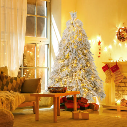 Artificial Christmas Tree 192cm, Hinged, 250 Warm White LEDs