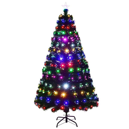Artificial Christmas Tree 210 cm, 280 LEDs, Metal Stand