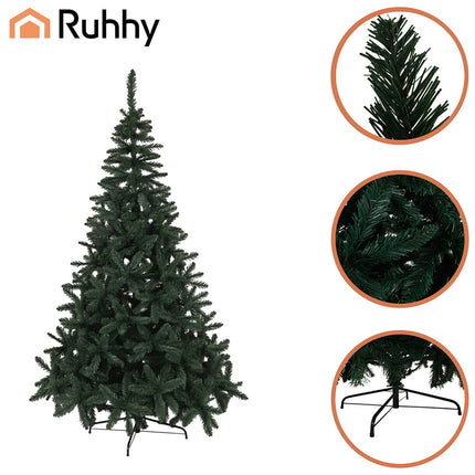 Artificial Christmas Tree, 2.1m, Flame-Retardant PVC