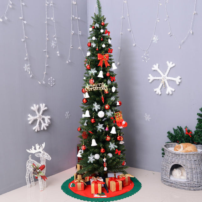 Artificial Christmas Tree, 2.1m, Realistic Plastic Branches