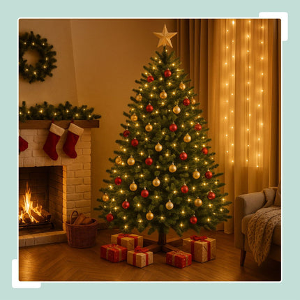 Artificial Christmas Tree – PVC Needles, Reusable