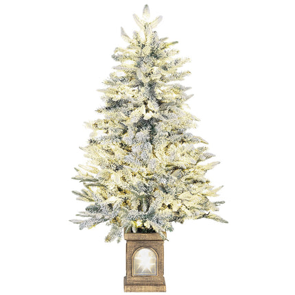 Artificial Christmas Tree, Snowy Look, 100 LEDs, 8 Modes