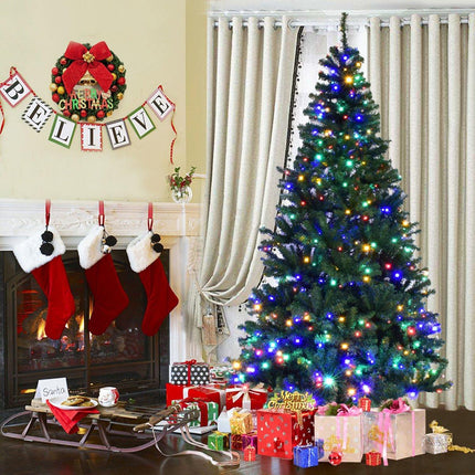 Artificial Christmas Tree with LED Lights, 210cm