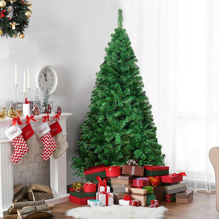 Artificial Christmas Tree with Metal Stand, 180 cm, PVC Material
