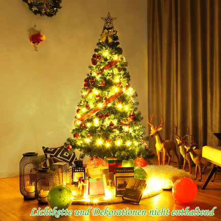 Artificial Christmas Tree with Metal Stand, 180 cm, PVC Material