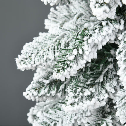 180 cm artificial Christmas tree with snow and base