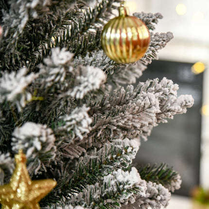 180 cm artificial Christmas tree, frosted with snow, 390 tips