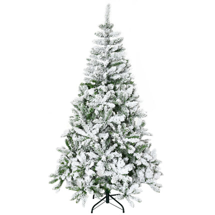 180 cm artificial Christmas tree with snow - 750 tips, indoors