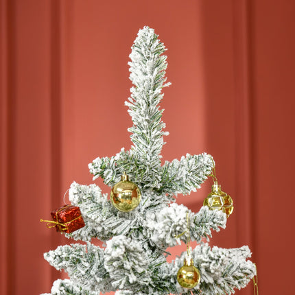 180 cm artificial Christmas tree with snow - 750 tips, indoors