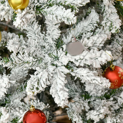180 cm artificial Christmas tree with snow - 750 tips, indoors
