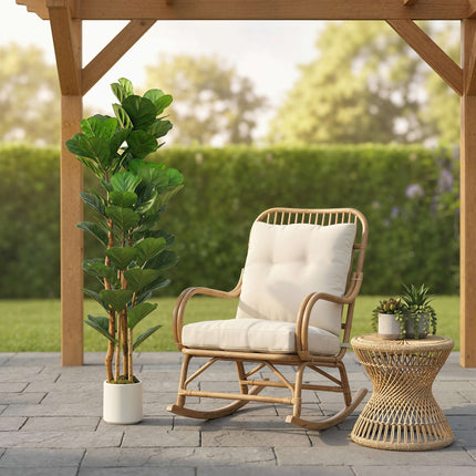 Artificial Fiddle Leaf Fig Tree, 71 Leaves, 150 cm Tall