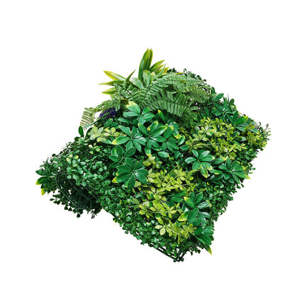 Artificial Grass Wall Panels, 8 Pack 20x20 in, 3D Boxwood