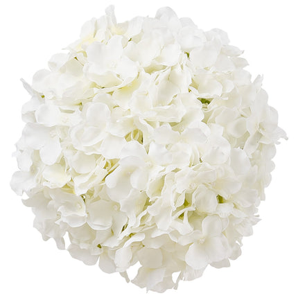 Artificial Hydrangea Flowers, 205 White Silk Stems
