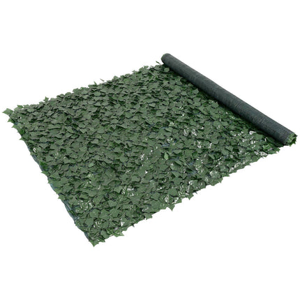 Artificial Ivy Privacy Fence Screen 1.5 x 3 m, Mesh Backing