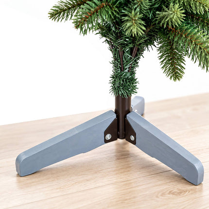 Artificial Nordmann Fir Christmas Tree with Carry Bag, Green, Easy Assembly