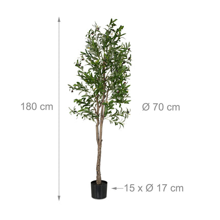 Artificial Olive Tree in Pot – Realistic Decor Plant