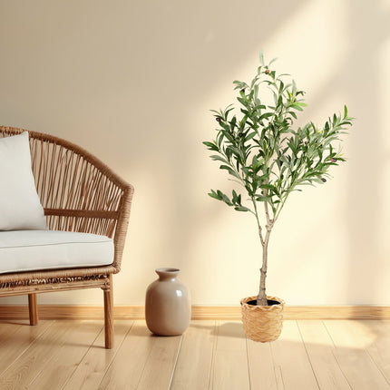 Artificial Olive Tree in Pot – Realistic Design, Low Maintenance