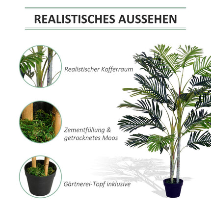 Large artificial palm, 150cm, Indoor/Outdoor decor