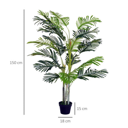 Large artificial palm, 150cm, Indoor/Outdoor decor