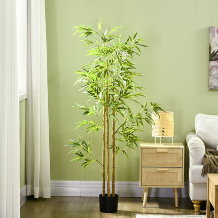Artificial Bamboo Plant - 180cm, 830 Leaves, Indoor Decor