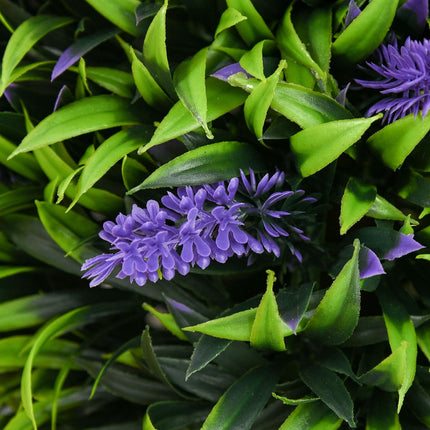Artificial Plants Set of 2 - UV Resistant, 70cm with Lavender
