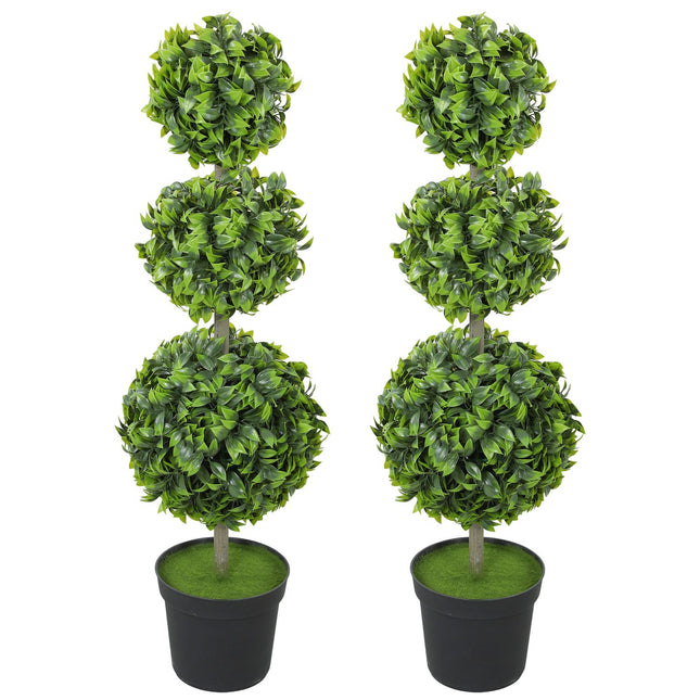Artificial Potted Plants, UV-Resistant, 100 cm Tall