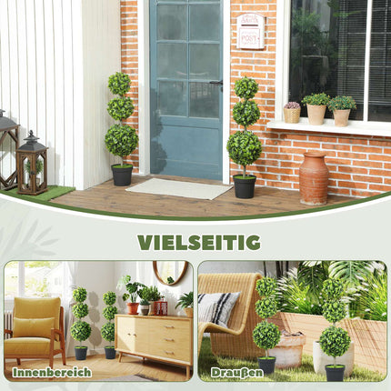 Artificial Potted Plants, UV-Resistant, 100 cm Tall