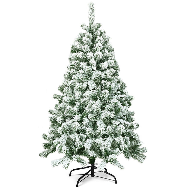 Artificial Snow-Covered Christmas Tree, 180 cm, PVC Needles