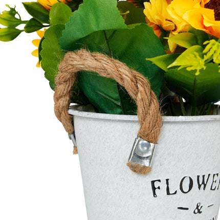 Artificial Sunflowers Set of 3 – Decorative Pots