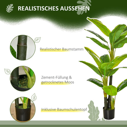 Artificial banana tree, 150cm, Indoor/Outdoor decoration