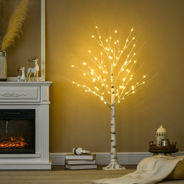 150 cm LED Artificial Birch - Christmas & Party Decor