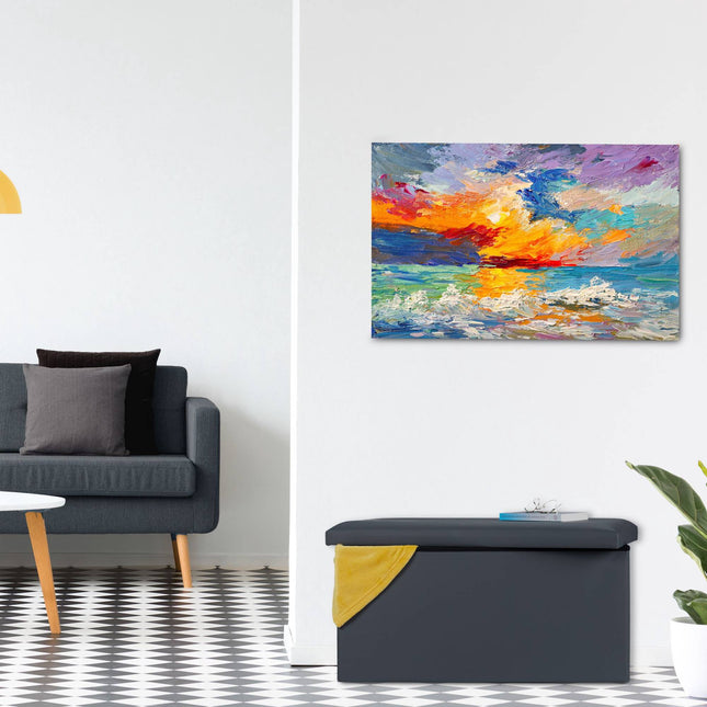 Kunstleren bankje