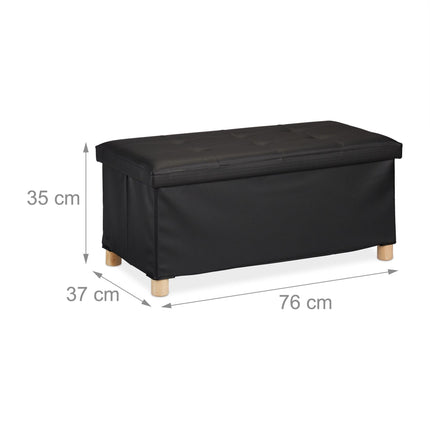 Artificial leather bench