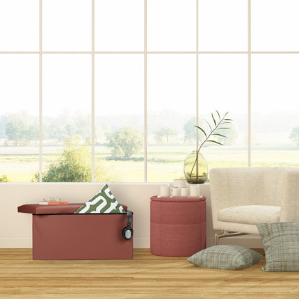 Artificial leather bench