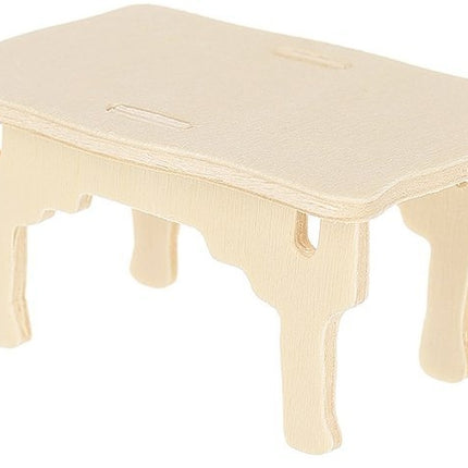 A set of wooden furniture for dolls 34 pcs.