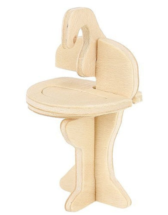 A set of wooden furniture for dolls 34 pcs.